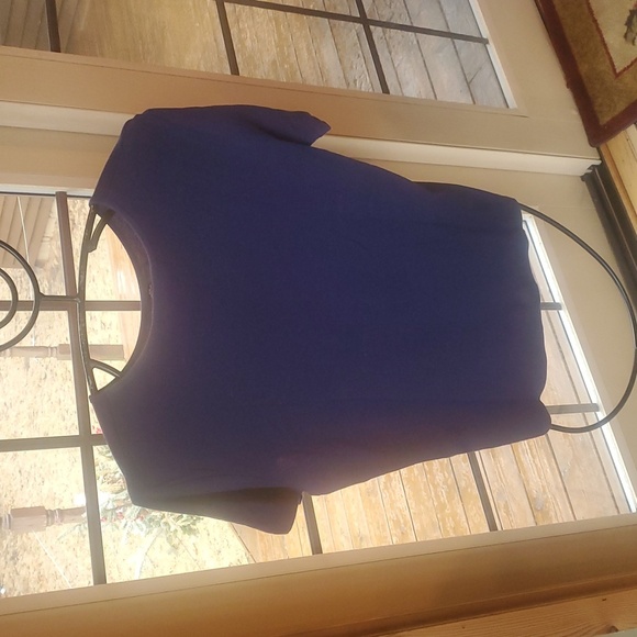 Lauren‎ Ralph Lauren Gold Stud Beaded Crest Graphic Short Sleeve T-Shirt Sz L - Picture 5 of 9